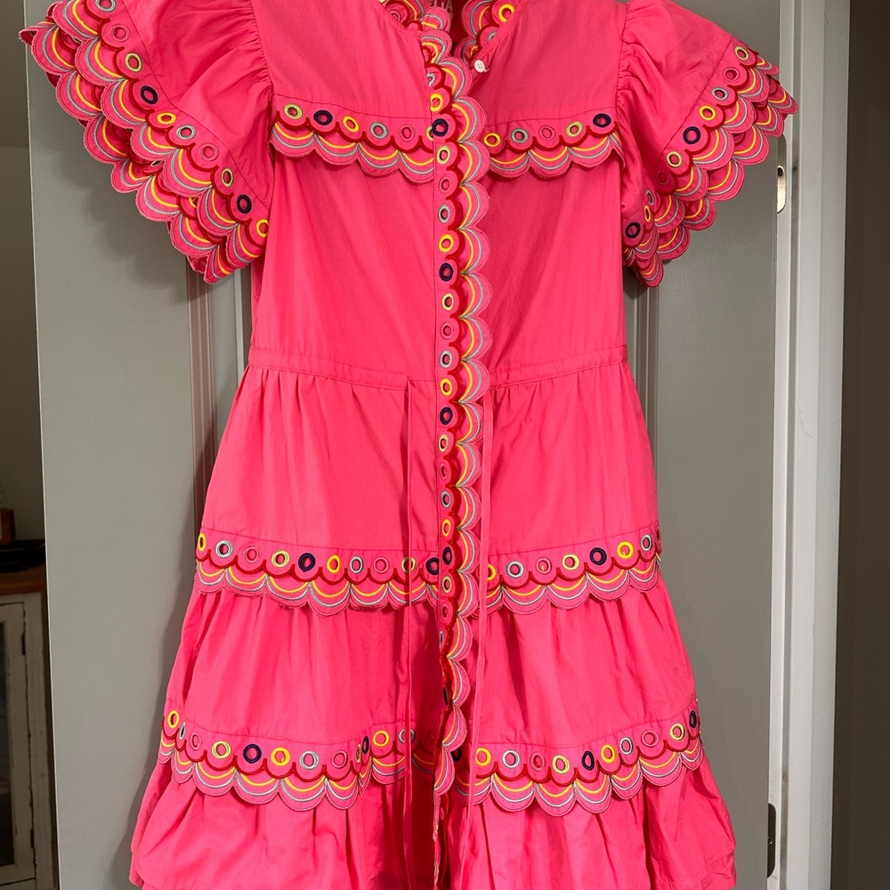 CeliaB Pink Lace Detail Dress